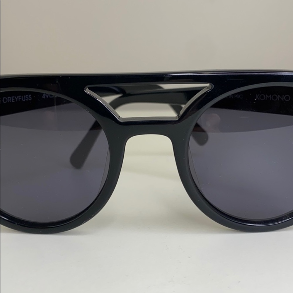 Komono New Dreyfuss Glossy Black Sunglasses - Picture 16 of 16